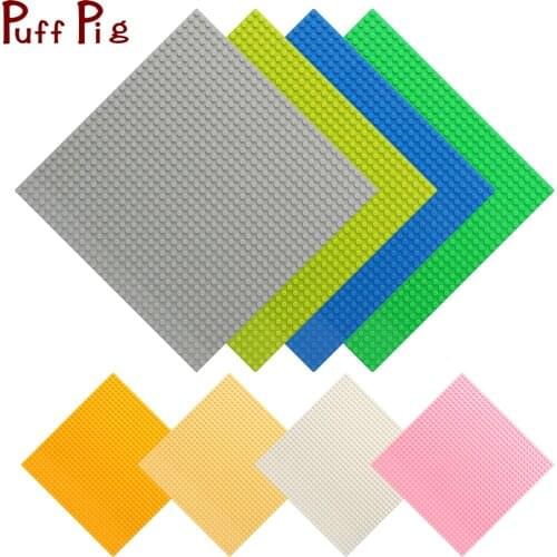 32*32 Dots Classic Base Plates Compatible Baseplates City Military Building Blocks Construction Toys for Children