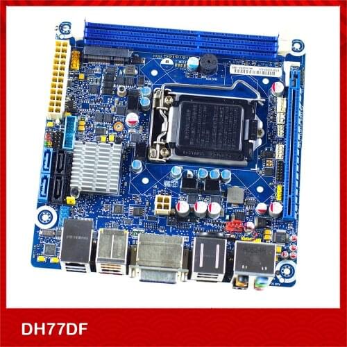 Free Shipping All Solid Mini Motherboard For DH77DF DDR3 1155 H77 System Board Fully Tested