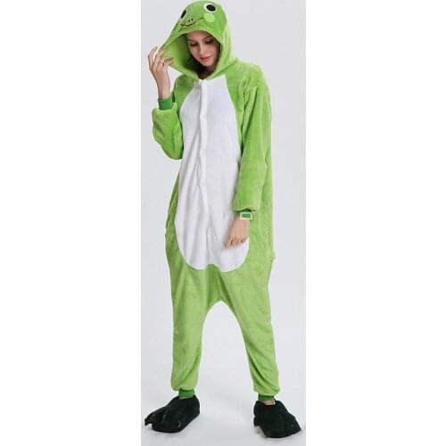 PXJYHCL Adult Anime Green Frog Kigurumi Onesie Costume For Women Men Animal Party Onepieces Sleepwear Disguise Home Clothes Girl