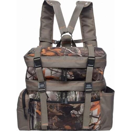 2-In-1 Outdoor Hunting Vest Pack Backpack Waterproof Hunting Bag for Outdoor Sport Hiking Camping