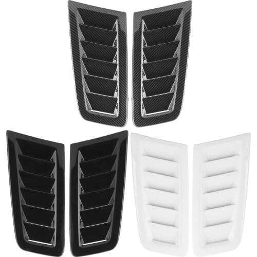 2Pcs Universal Car Front Bonnet Vents Engine Hood Car Exterior Parts for Focus RS MK2 Style