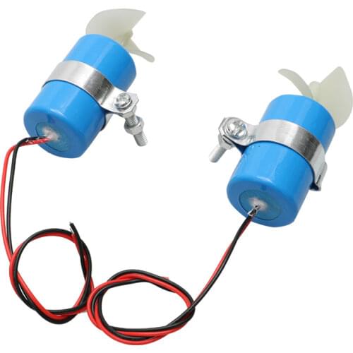 3-12V 16800RPM RC Jet Engine Motor Underwater Thruster 3-blades Propeller Kit for DIY ROV Robot Model Boat Submarine Parts