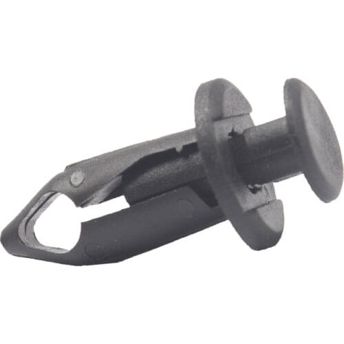 100Pcs Garnish Car retainer bumper cover fender for Ford black plastic push type fastener rivet