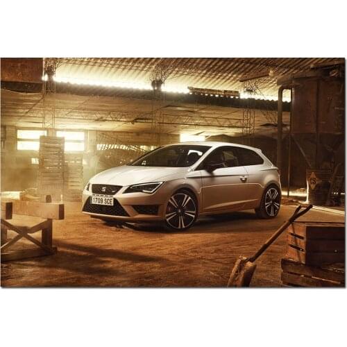 Seat Leon Cupra 290 Car Posters and Prints Canvas Painting Modern Wall Picture For Living Room Decor