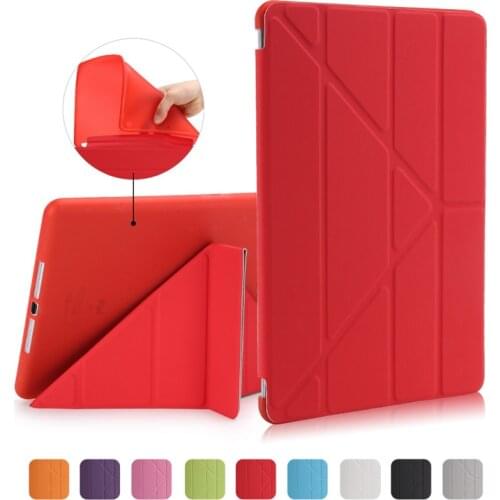 Tpu silicone soft slim magnetic case cover for apple ipad air 1 ipad 5 Tablets case for ipad air cover leather smart 5 thin+film