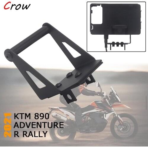 For KTM 890 ADVENTURE R RALLY 2021 Motorcycle SMART PHONE Navigation GPS Plate Bracket Adapt Holder Kit 2020 2021