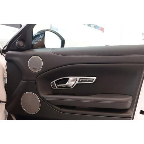 2pcs ABS Chrome For Land Rover Range Rover Evoque Coupe 2016-2019 Car Interior Door Handle Frame Cover Trim Accessories