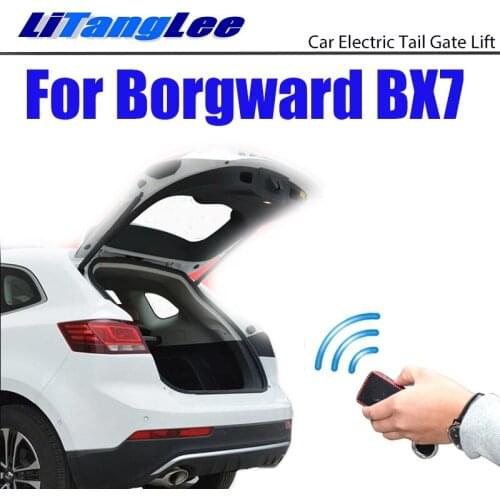 LiTangLee Car Electric Tail Gate Lift Trunk Rear Door Assist System For Borgward BX7 2016~2020 Original Key Remote Control