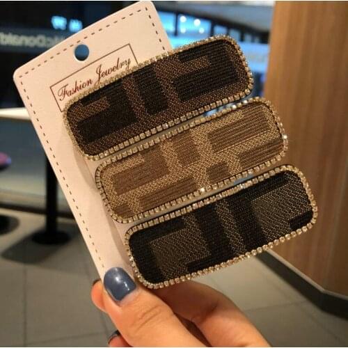 Fashion Girls Kids Classic Crystal Side Hair Clip Hairpins Women Hair Accessories Gift Drop Shipping