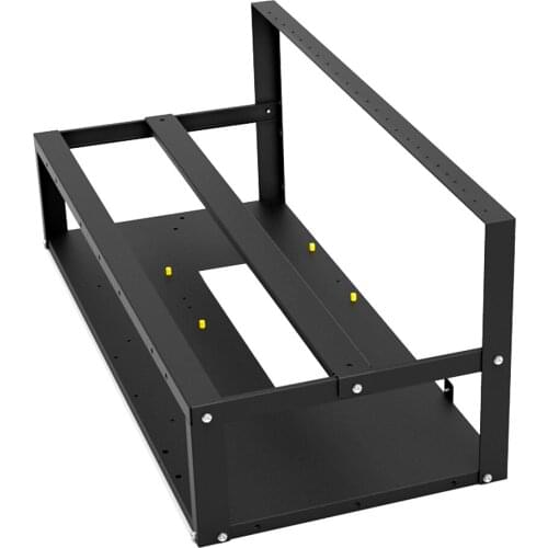 Multi-Graphics Chassis Frame 6 / 8 Graphics Mining Rig Frame (Support ATX Power) - Black