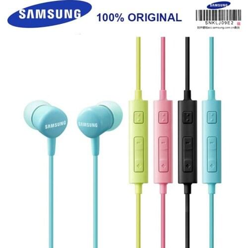 Samsung Earphone HS130 Wired Headsets with Microphone Music Earphones 5 Color for S8 S8Edge Support Official Verification