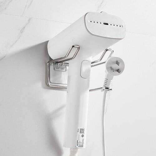 Stainless Steel Hair Dryer Rack Bathroom Free Perforated Hanger Hair Dryer Bracket