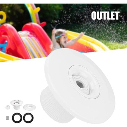 New Pool Cleaning Tool Rotatable Swimming Pool Film Nozzle Household Pool Film Inlet Outlet N66