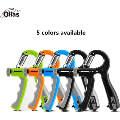 Ollas10-60Kg R-Shape Adjustable Fitness Hand Exerciser Grip Wrist Training Increase Strength Spring Finger Pinch Carpal Expander