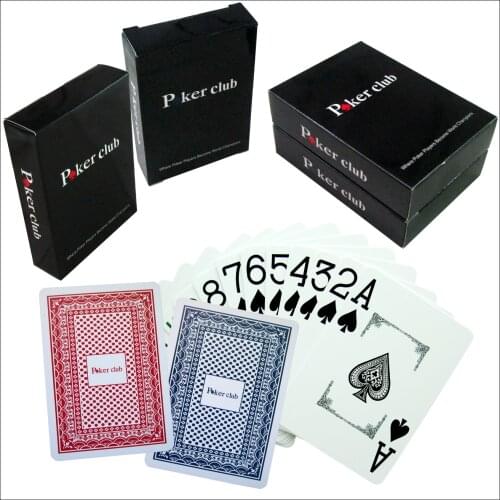 PVC Material Wide Card Front Texas Hold'em Poker Playing Card Plastic Deck Of Cards Poker Board Game Travel Games