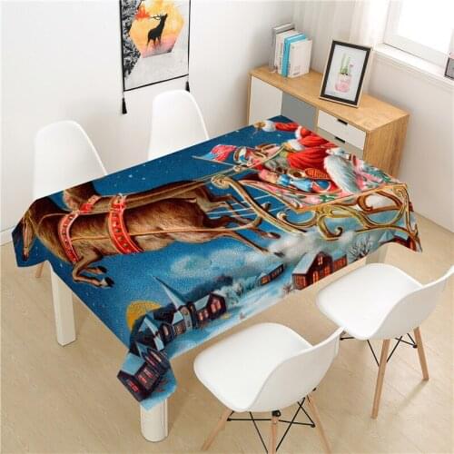Flying Carriage Tablecloth polyester Hotel Picnic Table Rectangular Table Covers Home Dining Tea Table Decoration