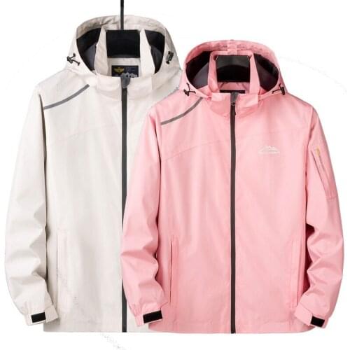 New Windbreaker Quick Dry Lovers' Clothes Men/Women Waterproof Windproof Hooded Outdoor Sports Jacket Lightweight Hiking Coat5XL