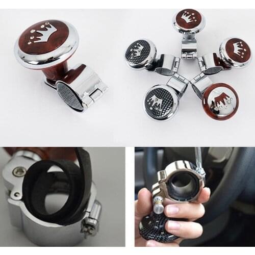 Car Steering Wheel Spinner Knob Power Ball Hand Grip Control Auxiliary Booster Wheel Strengthener Auto Spinner Knob Ball Styling