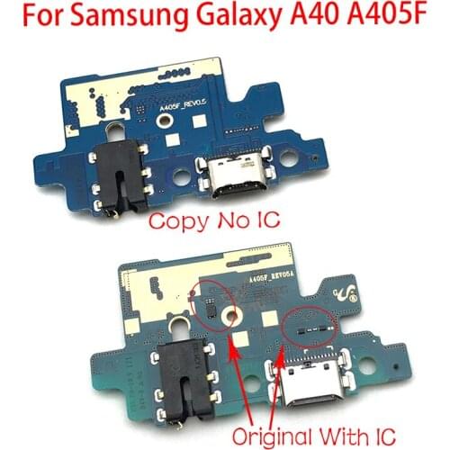 20pcs USB Port Charger Dock Plug Connector Charging Board FLex Cable Mic Microphone Board For Samsung Galaxy A405F A40 A405