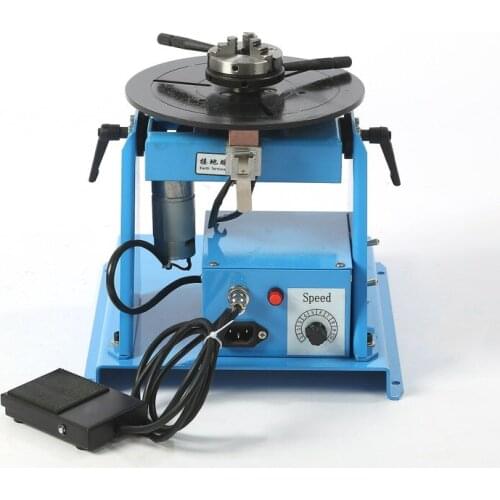 220V BY-10 welding positioner turntable 3 claw lathe chuck K01-63 M14 pipe welding table semi-automatic welding