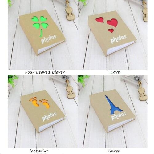 4x6 inch Interleaf Photo Albums 50sheets 100pockets Hollowed-out Cover Cartoon Photo Album Kid Albums Picture Storage