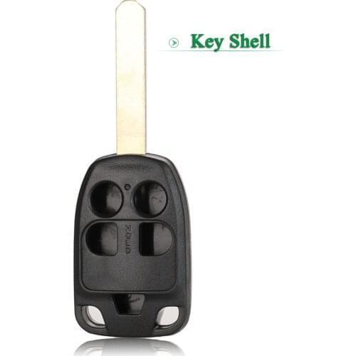 Bilchave 10pcs/Lot 5 Buttons Remote Car Key Shell For HONDA Odyssey Elysion Key Case Replacement With Uncut Blade