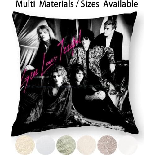 Gene Loves Jezebel Pillow Case Throw Pillow Cover Cotton Linen Flax Gene Loves Jezebel Goth 1980s 80s Immigrant Bruises Shaving