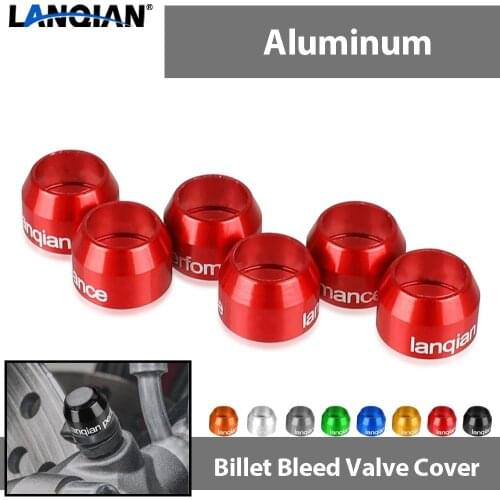 For Ducati HYPERMOTARD X DIAVEL MONSTER MULTISTRADA SCRAMBLER SPORTCLASSIC STREETFIGHTER Motorcycle Billet Bleed Valve Cover Kit