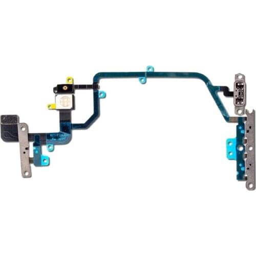 Power-on Volume Cable,Internal Repair Flex Cable for iPhone XR 6.1 Inch Mute Power On/Off Button Connector Retail