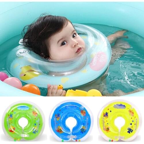 Swiming pool Baby Accessories Swim Neck ring Baby Inflatable Float Ring Safety Infant baby Neck Float Circle Bathing accesorios