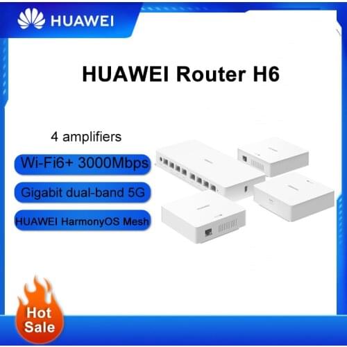 New Huawei Router H6 HarmonyOS mesh wifi gigabit router H6 Pro Wi-Fi 6+ 3000 Mbps full coverage Dual frequency 4 Amplifiers