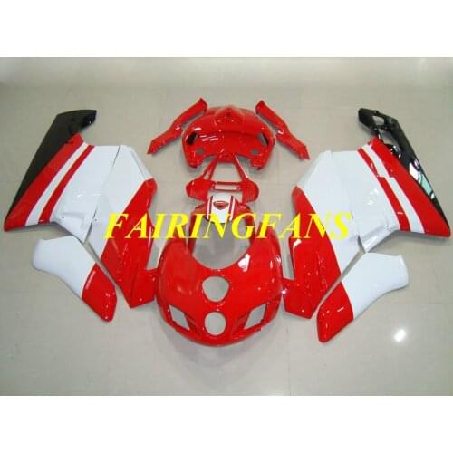 Injection mold Fairings bodywork for DUCATI 749 999 05 06 ducati 749 999 2005 2006 ABS Red white Fairing body kit+gifts DA04
