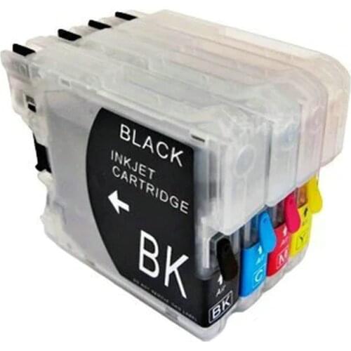 Vilaxh for Brother LC39 LC980 lc60 LC985 LC1100 refillable Ink Cartridge for DCP J125 J315W J515W MFC J415W J615 J615W DCP-535CN