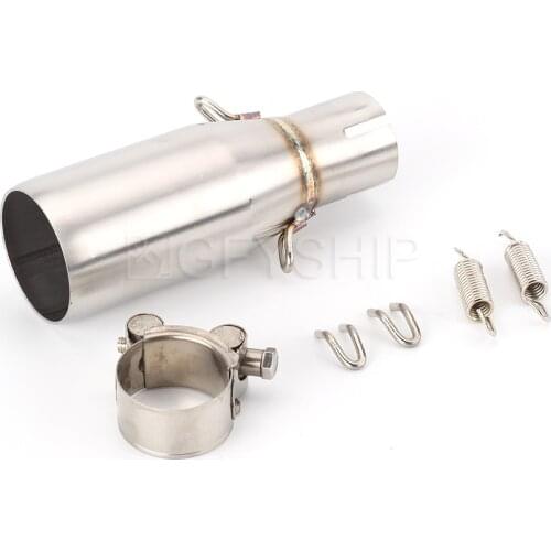 Motorcycl For Aprilia SR MAX 125 2012-2014 SR MAX 300 2012 - 2016 Escape Slip-on Motorcycle Exhaust Muffler Middle Link Pipe