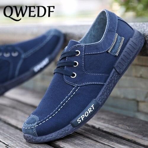 Spring Autumn NEW Canvas Men Shoes Denim Lace-Up Men Casual Shoes Plimsolls Breathable Male Footwear sneakers size 39--44 SC-86