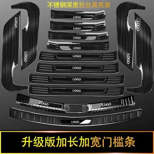 High-quality stainless steel Scuff Plate/Door Sill and Rear bumper Protector Sill for HONDA CRV 2017 2018 2019 2020 Car-Styling