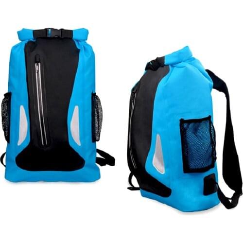 Outdoor Dry Bag Backpack Waterproof 500D PVC backpack for Kayaking Boating Hiking Camping Fishing Sports