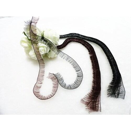 DIY Eyelashes for BJD SD Reborn Doll Black White Brown 3Colors Eye Lashes for 1/3 1/4 1/6 Dolls Eyelash 1cm*20cm 30Pcs/Lot