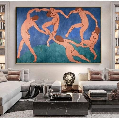 The Dance by Henri Matisse Abstract Canvas Paintings On the Wall Art Posters And Prints Fauvism Art Pictures For Living Room