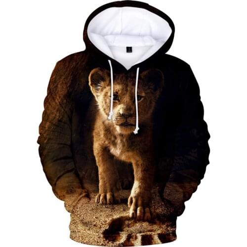 Hot Sale Hoodie The Lion King 3D Hoodies Men Women Harajuku Sweatshirts New Print The Lion King 3D Hoodies Men Casual Sweatshirt