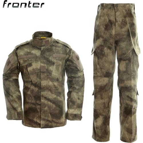 A-TACS AU Camoflage Style Army Combat Suit Tactical Clothing, Russian Security Corces Combat Uniform, Uniform for Paintball