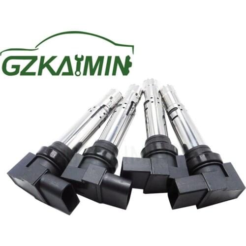 High quality FITS for V W Ignition Coil for Golf Polo Lupo A2 A3 Leon Ibiza Fabia 1.4 16v ELDOR 036905715F K-M