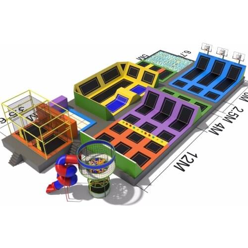 Top Quality Gymnastic Fitness Trampoline CE Certified Sports Indoor Trampoline HZ-5826