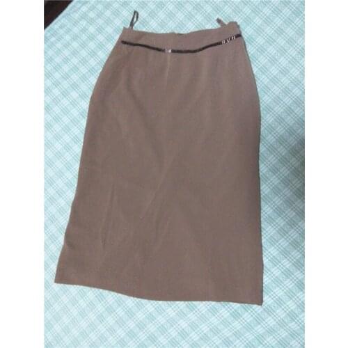 High-grade England Style Knee-Length Stiaight Solid none women skirt Ms skirts free shipping