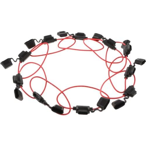 10PCS Car Add-a-circuit Car Fuse Holder Water-resistant Waterproof Automotive With Cover Inline Blade Fuse Holder For Auto Car