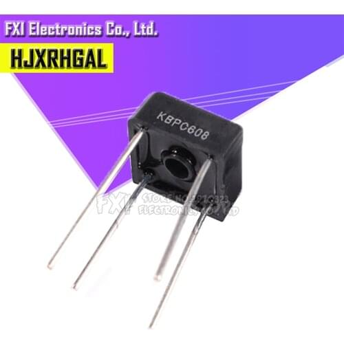 10PCS KBPC608 KBPC-608 6A 800V Single Phases Diode new original