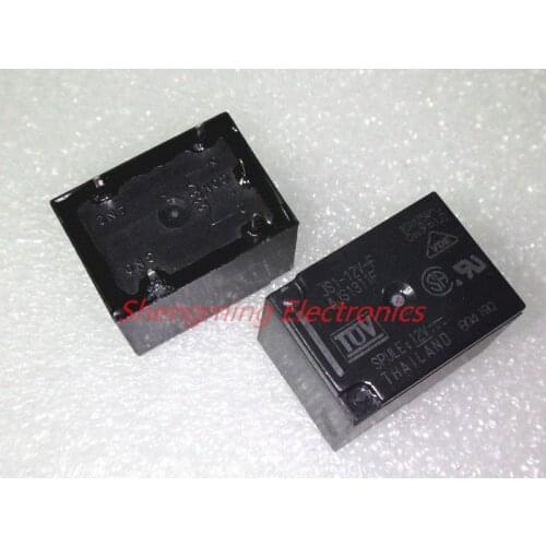 2PCS JS1-12V JS1-12V-F AJS1311F T73 10A 5pins Relay