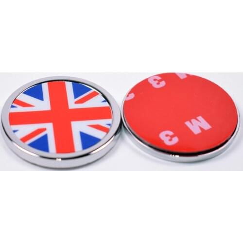 2Pcs/lot Auto The British flag UK Car Body Emblem Badge Sticker For Mini Cooper Jeep Chrysler etc Car-styling Universal