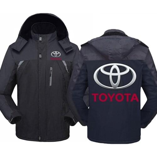 2021 Mens Toyota Motorsport TRD Windproof Waterproof and Warm Detachable Hat Jacket Outdoor Mountaineering Travel Couple Coats