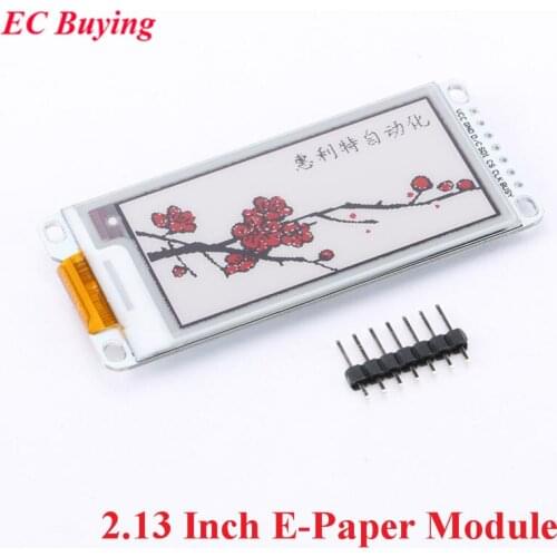 2.13 Inch E-Paper Module E-Ink Display Screen Module For Arduino E Paper E Ink EPaper Black Red White Color SPI Electronic DIY